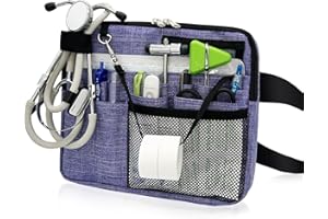 LIVEAGAIN Nurse Fanny Pack with Medical Gear Pockets, Nurse Waist Pouch Tool Belt for Tape, Bandage Scissors, Medical Supplies