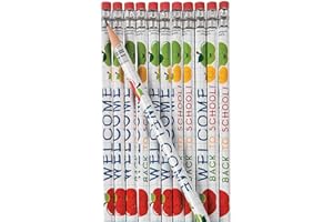 Fun Express Welcome Back To School Pencils - 24 Pieces - Educational And Learning Activities For Kids