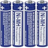 RocketBus 4-Pack BK-30AAABU Batteries for Panasonic Cordless Phone Battery BK30AAABU