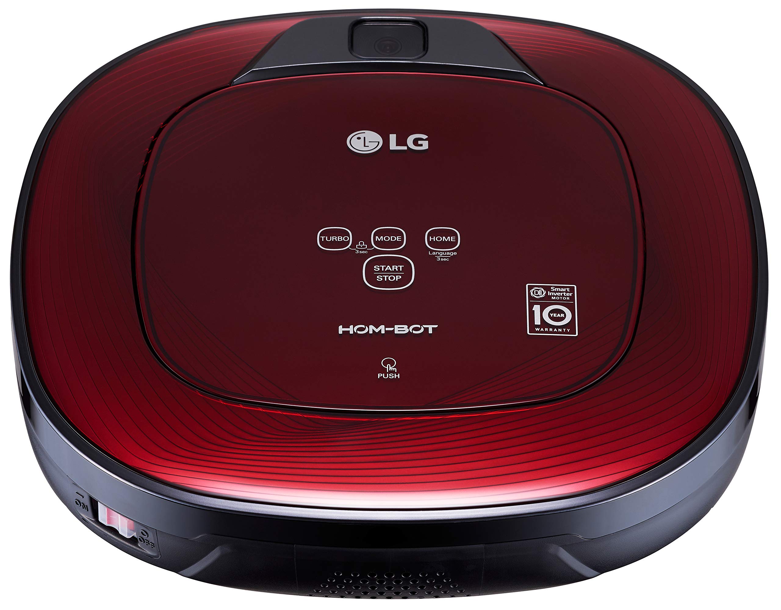 LG HomBot Square Robotic Vacuum quietly cleans every corner of your