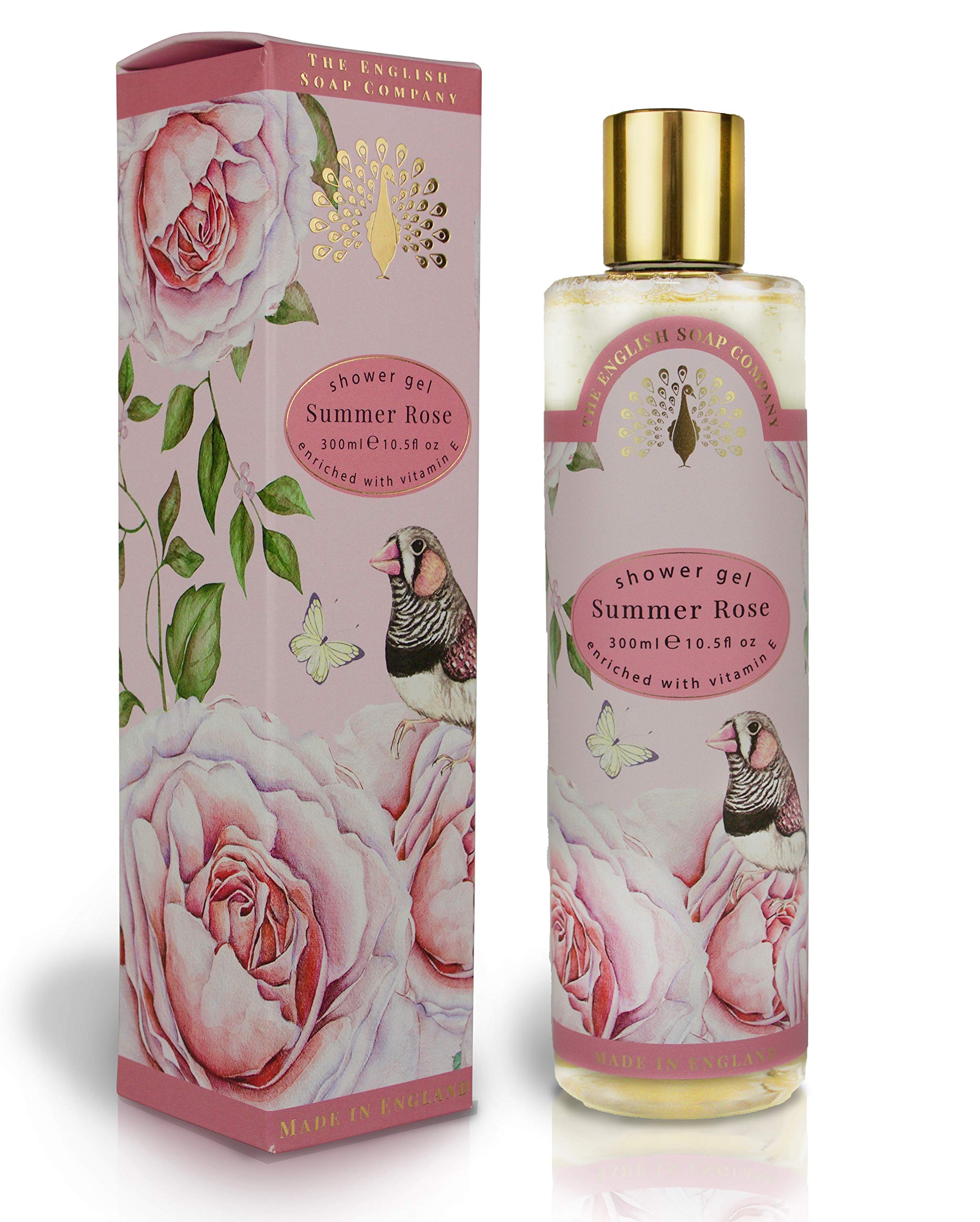 The English Soap Company, Summer Rose Shower Gel, 300mls