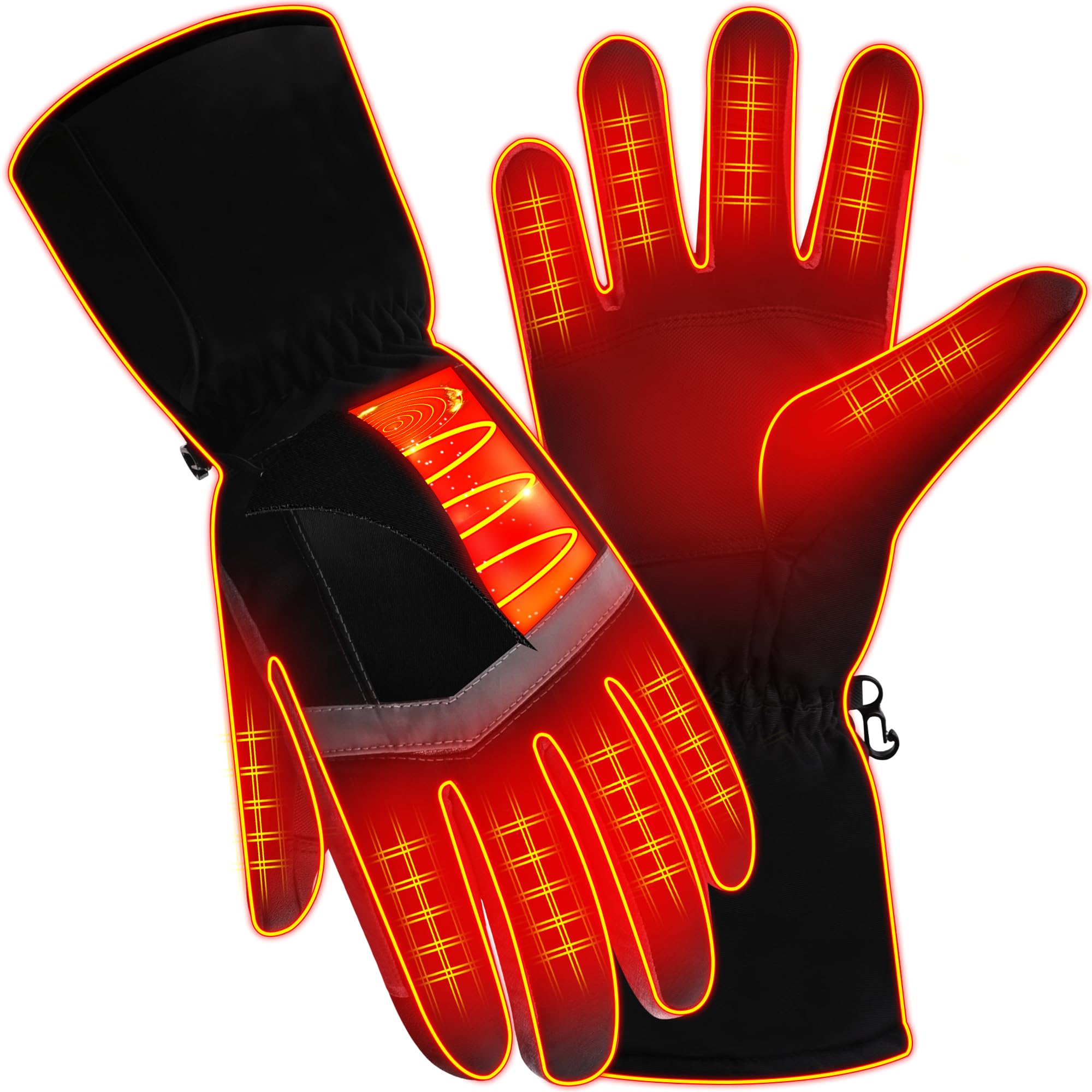 Photo 1 of *UNTESTED*
Rabbitroom Women Heated Gloves Winter Waterproof Touchscreen Electric Hand Warmers Rechargeable Insulated Ski USB Men Gloves Perfect for Freezer Work Cycling Walking Running Outdoor Activities(M Size)