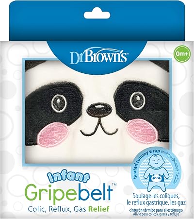 Dr. Brown's Infant Gripebelt Panda 0-3m Heated Tummy Wrap Gas Relief
