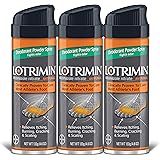 Lotrimin AF Athletes Foot Deodorant Antifungal Powder Spray, Miconazole Nitrate 2 Percent, Clinically Proven Effective Antifungal Treatment of Most AF, Jock Itch and Ringworm, 4.6 oz Spray Can