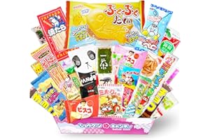 SHOGUN CANDY Box Japanese Snacks & Candy 30 Pieces Variety Dagashi Assortment