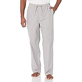 Amazon Essentials Mens Straight-Fit Woven Pajama Pant with Pockets