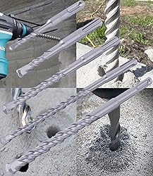 SDS Plus Hammer Drill Bit 6Pcs 5/32 in. x 6