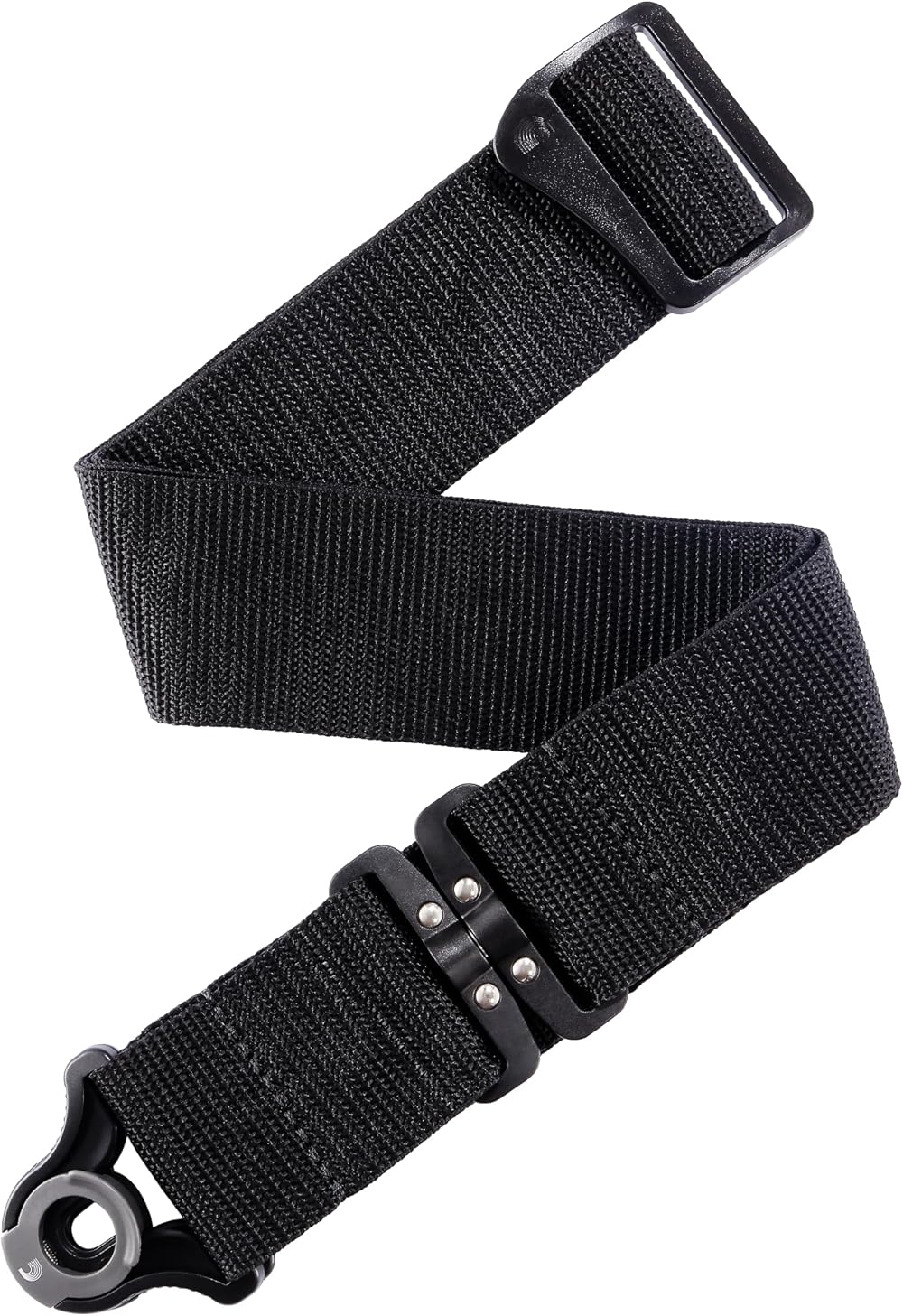 D'Addario Auto Lock Swivel Polypro Guitar Strap Black