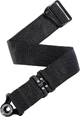 D'Addario Auto Lock Swivel Polypro Guitar Strap Black