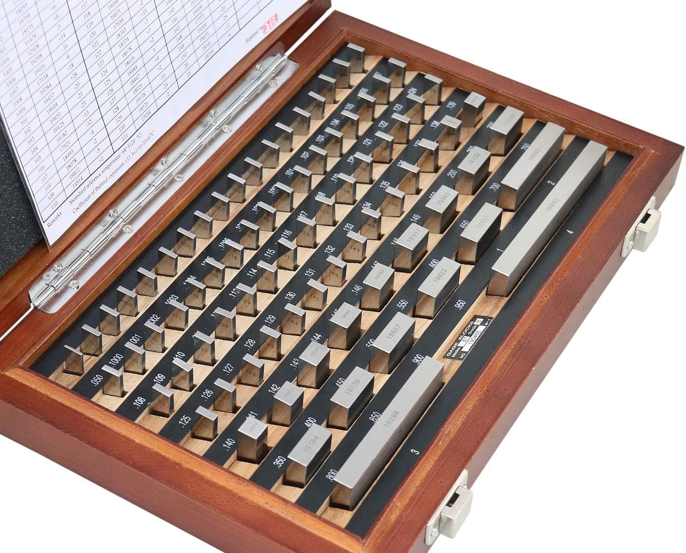 Accusize Industrial Tools 81 Pcs Steel Gauge Block Set, Grade B, P900-S581: Home Improvement