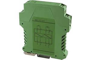 Automation Systems Interconnect ASI ASI451130 2 Channel Loop Powered Analog Signal Isolator Transmitter, DIN Rail Mount, 4-20 mA Input, 4-20 mA Output