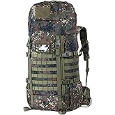 BACKFERRY 75L Tactical Backpack with Internal Frame, MOLLE, and Hydration System