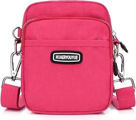 Amazon ウェストパック ショルダーバッグ レディース 斜めがけ ミニポシェット 防水加工 ナイロン ガジェットポーチ 小銭入れ 女性用 2ウェイ ローズ ユ タイムズ U Times ショルダーバッグ