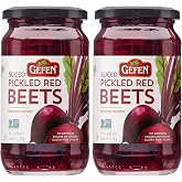 Gefen Sliced Pickled Beets, 16oz (2 Pack) | Sweet &amp; Tangy, Great Salad Topper, Non GMO, Certified Kosher (Including Passover)