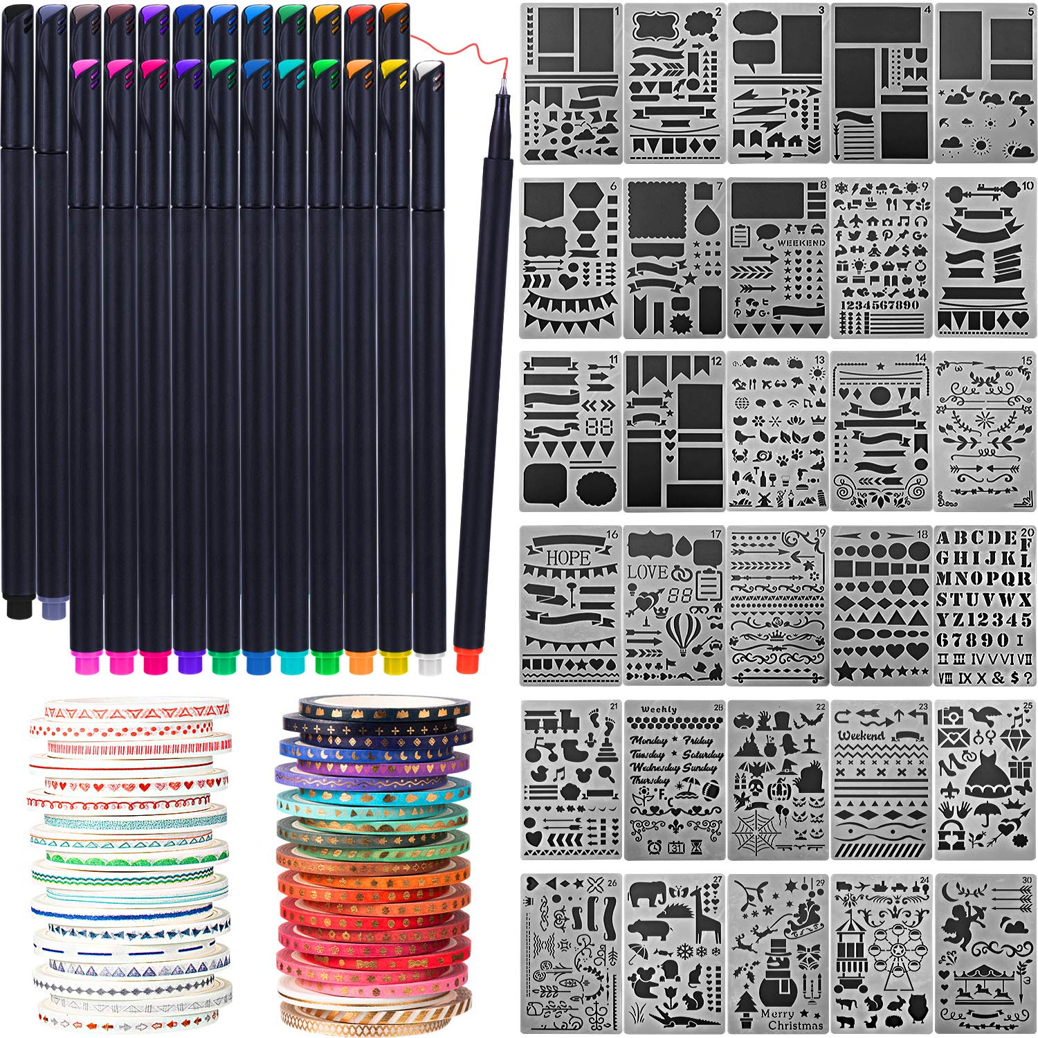 Scrapbooking Supplies Kit Scrapbook Tools and Supplies Journal Stencil