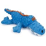 goDog Gators Just for Me Squeaker Plush Pet Toy for Dogs & Puppies, Soft & Durable, Tough & Chew Resistant, Reinforced Seams