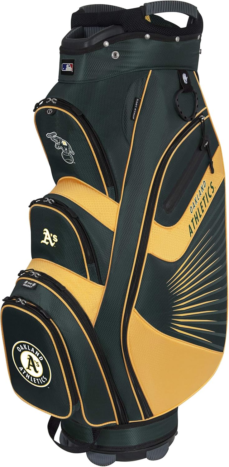 Team Effort Oakland Athletics Oakland Athletics The Bucket II Cooler Cart Bag: Sports & Outdoors