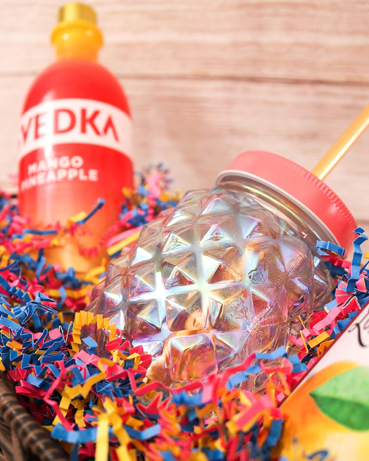 Crinkle Cut Paper Shred Filler (1/2 LB) for Gift Wrapping & Basket Filling - Fiesta Mix | MagicWater Supply: Home & Kitchen