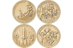 2025 P American Innovation 4 Coin Set 1 Dollar Coins Philadelphia Mint Uncirculated