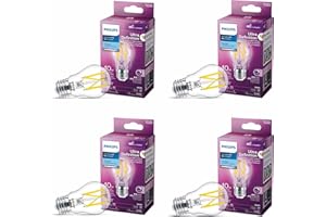 Philips Ultra Definition LED 40W A15 MedBase Daylight Glass Clear LED Light Bulb 4 Pack