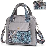 Black Butterfly Premium Canvas Shoulder Bag, Top Handle for Women, Lightweight Handbag, Small Style Crossbody