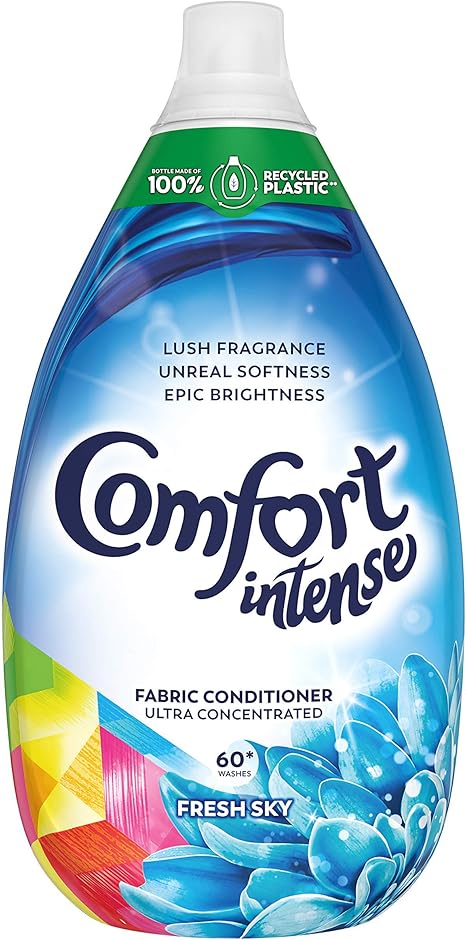 Comfort Intense Fabric Conditioner Liquid Fresh Sky 900 Ml