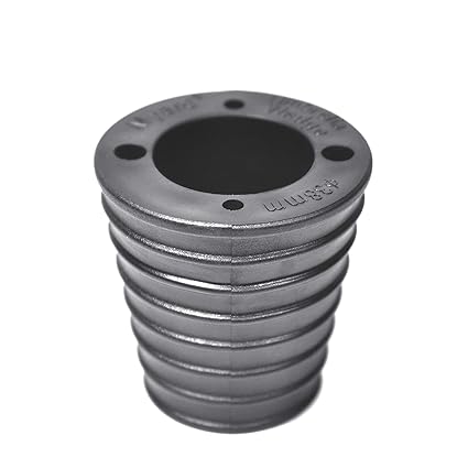 MYARD Umbrella Cone Wedge Spacer for Patio Table Hole Opening 1.8 to 2.4 Inch, Umbrella Pole Diameter 1 1/2 (38mm), Black