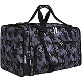 Wildkin Kids Weekender Duffel Bag – Carry-On Size for School, Travel, & Sleepovers