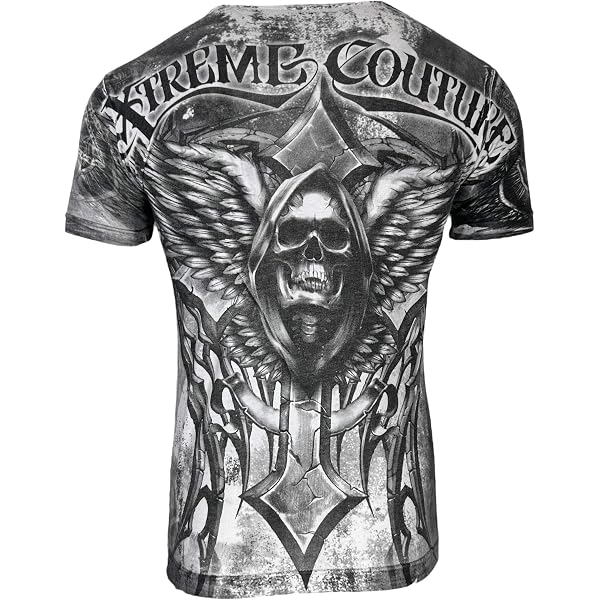 Camiseta Motera MMA Camiseta Para Hombre Affliction Xtreme Couture – Estilo MMA/Motociclista, Tallas S A 5X Camiseta Estampada Tatuaje