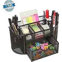 Callas Metal Mesh Desk Organizer, Black LD 708-05