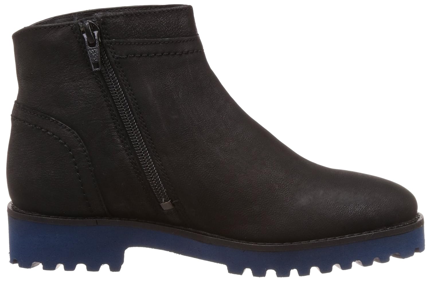hush puppies women's betty black leather boots - 5 uk/india (38 eu)(5046958)
