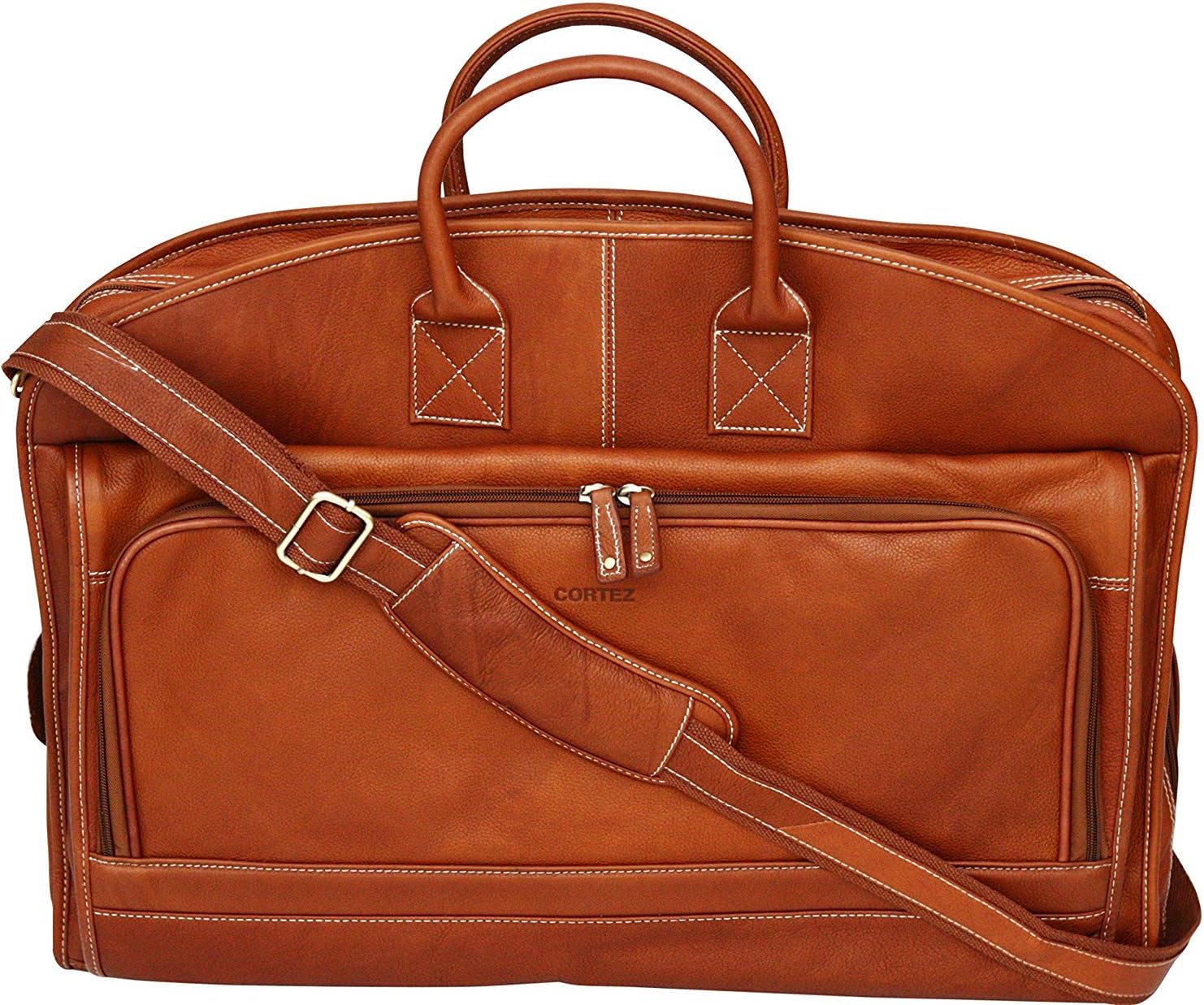 leather garment carrier