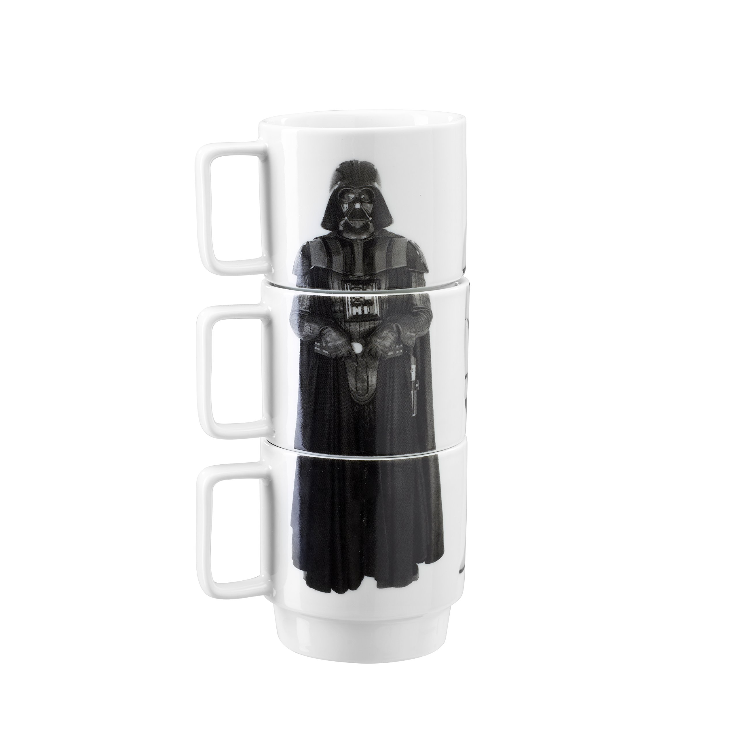 Star Wars: Stacking Mugs: Darth Vader, Stormtrooper and Imperial Guard