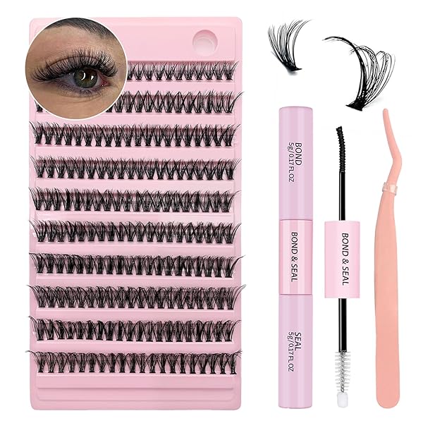 CLUSTER EYELASH KIT 30D LASH EXTENSIONS KIT WITH...