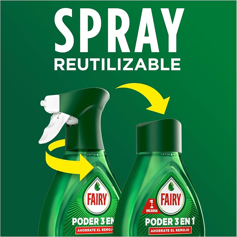 Alimentação Sem Imersão em Spray de Limão, Louça e Cozinha, Antigordura, 1000ml