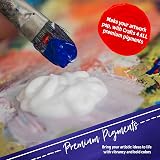 Crafts 4 ALL 60 Acrylic Paints Set for Canvas Wood Ceramic Fabric Non-Toxic view 3