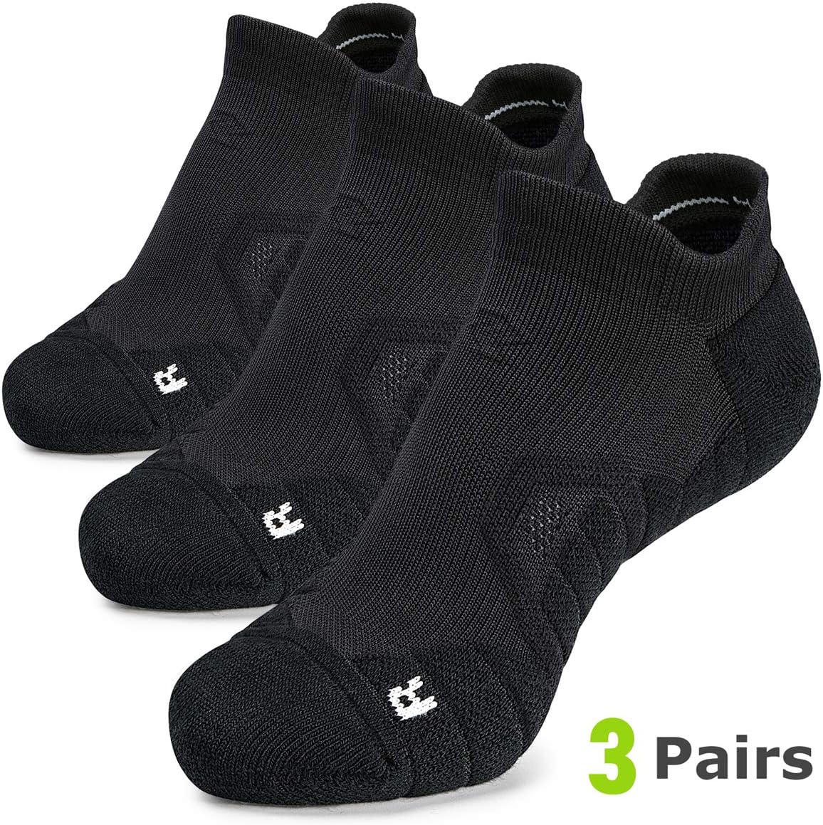 Hylaea No Show Unisex Compression Socks for Running, Trainer, Sport