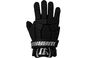 Warrior Burn Next Lacrosse Gloves, Great for Ball & Street Hockey, Black (Small - 11")