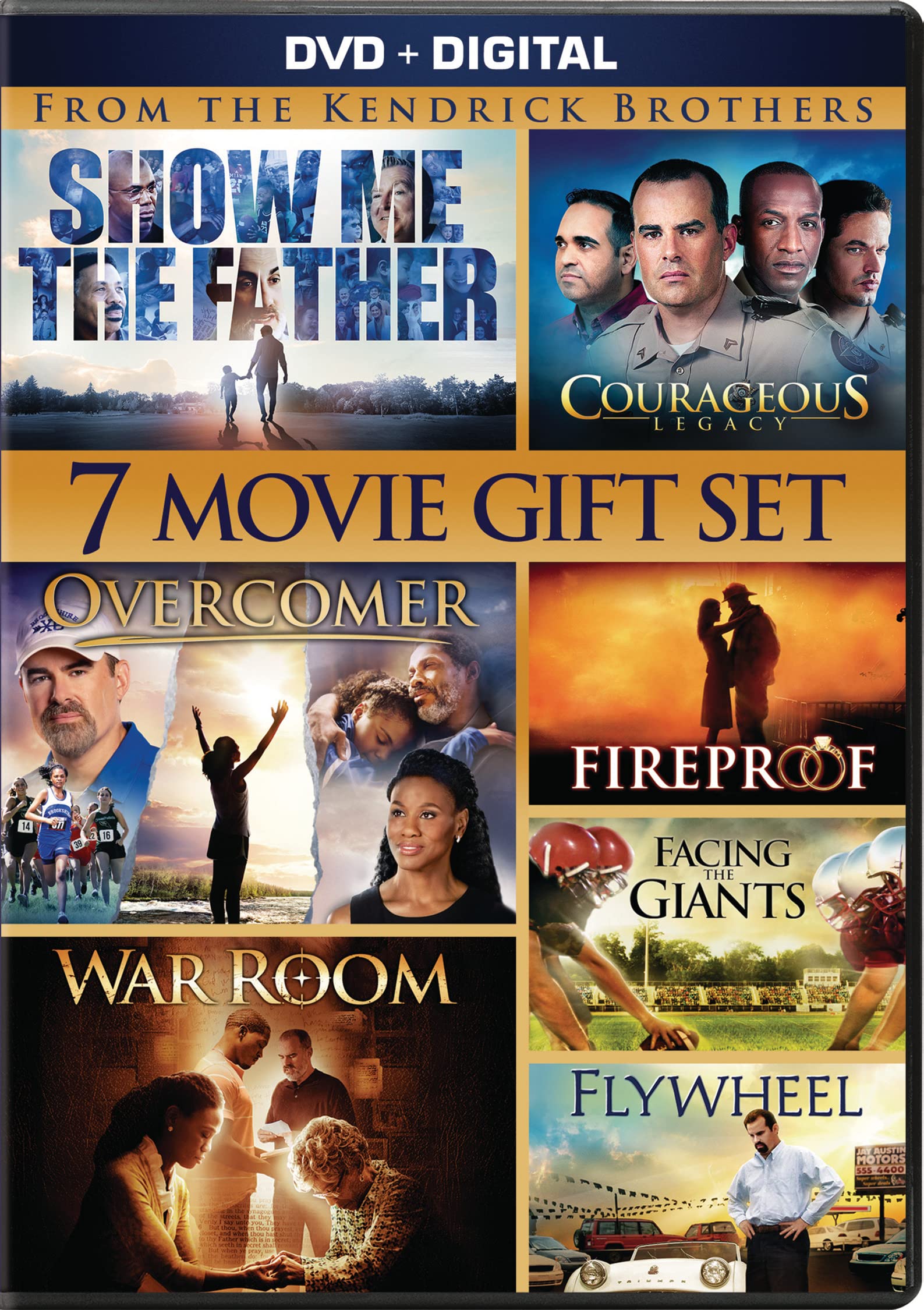 Photo 1 of Courageous / Facing the Giants / Fireproof / Flywheel / Overcomer / Show Me the Father / War Room (2015) - Set
