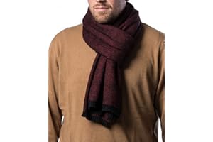 MARINO AVENUE Mio Marino Mens Premium Winter Scarf, Soft Knit Scarves