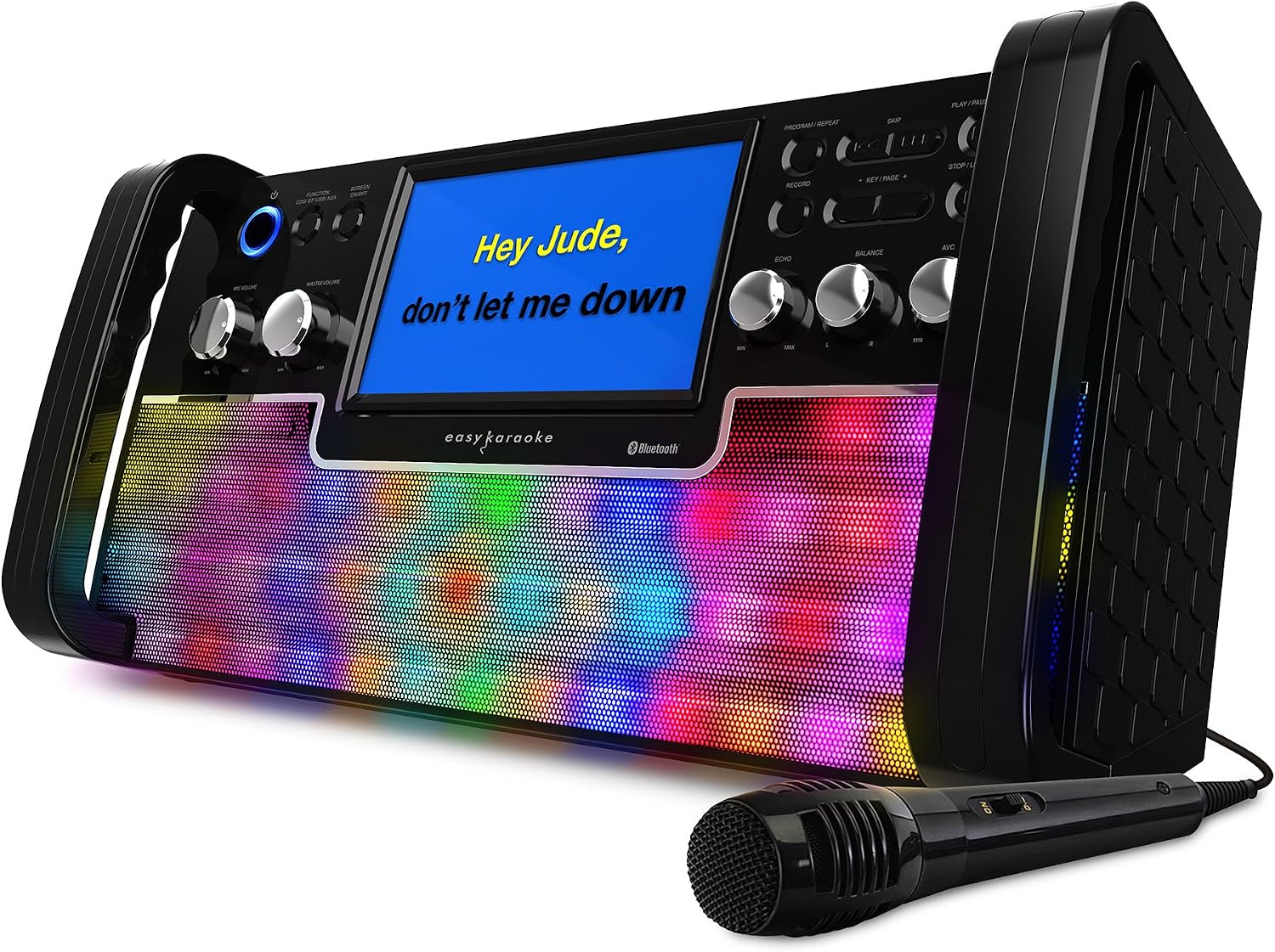 Easy Karaoke EKS780-BT Bluetooth CD+CDG Karaoke Disco Party Machine with speaker, 1 microphone - Image 5