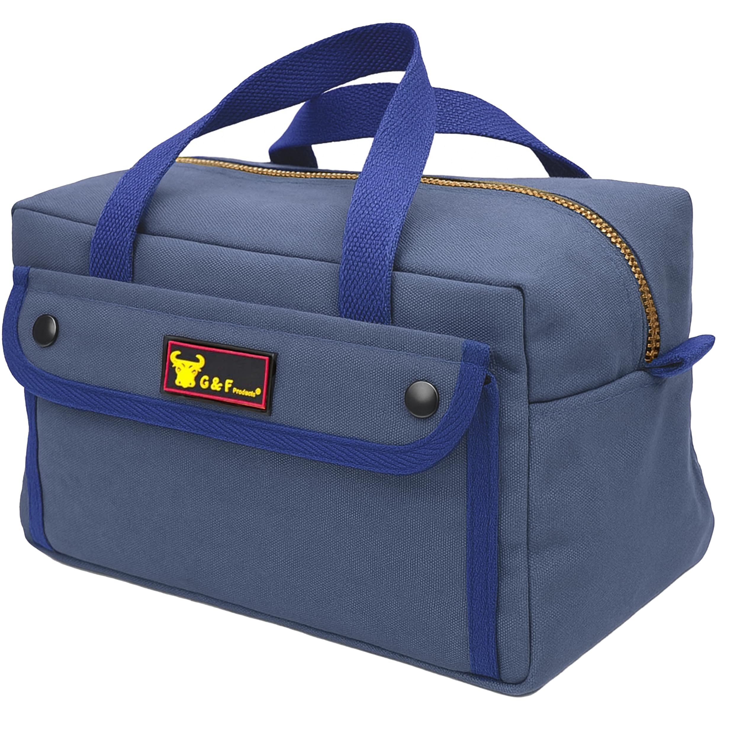 G & F 10095 Heavy Duty Canvas Tool Bag - Navy Blue