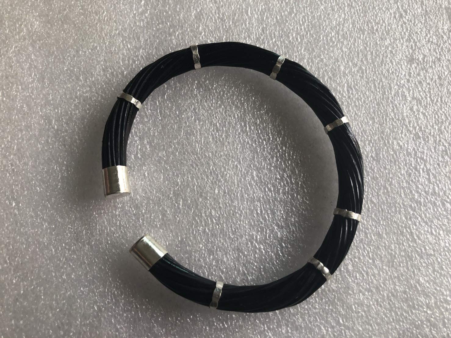 New Black Hair Elephant Hair Bracelet With 925 Sterling Silver