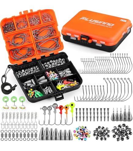 Fishing Hooks Eagle Claw Bass Tackle Kit MadBite 181pc