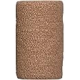 3M 1584 Health Care Coban Self-Adherent Wrap, Elastic, 5 yd. Length, 4" Width, Tan, Pack of 18
