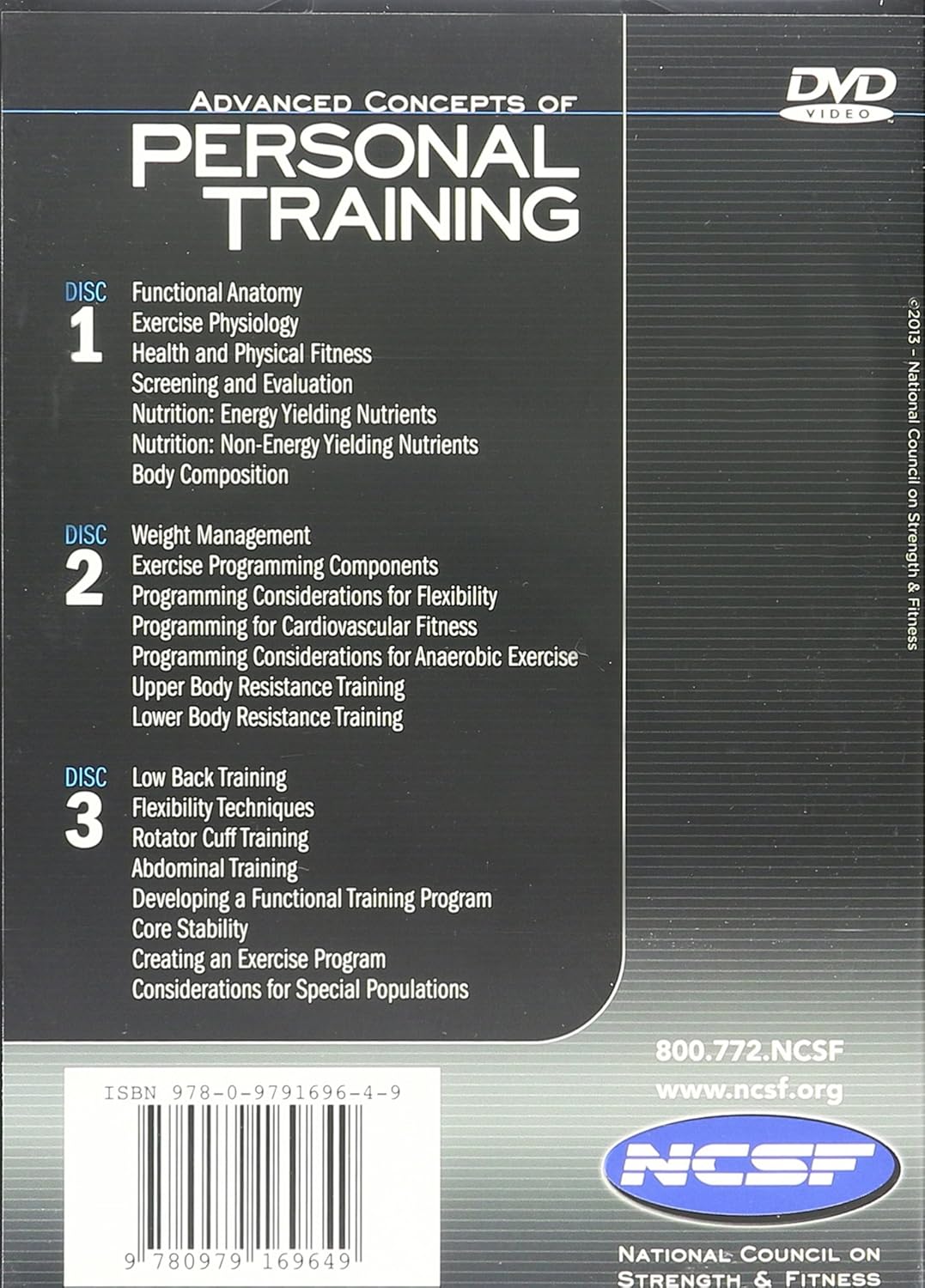Advanced Concepts Of Personal Training Lab Manual