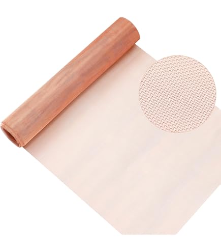 QUARKZMAN Rouleau De Maille En Cuivre Pure 40 Mesh, 8" X 118" Écran En