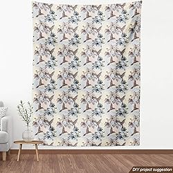 Ambesonne Hummingbird Fabric by The Yard, Birds and
