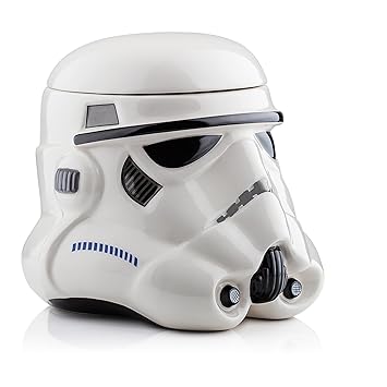 Star Wars 21421 - Storm Trooper 3D Keksdose aus Keramik mit Deckel, 20 x 20 x 22 cm