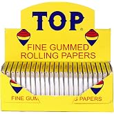 TOP - Single Wide Rolling Papers - 24 Booklets with 100 Leaves per Booklet